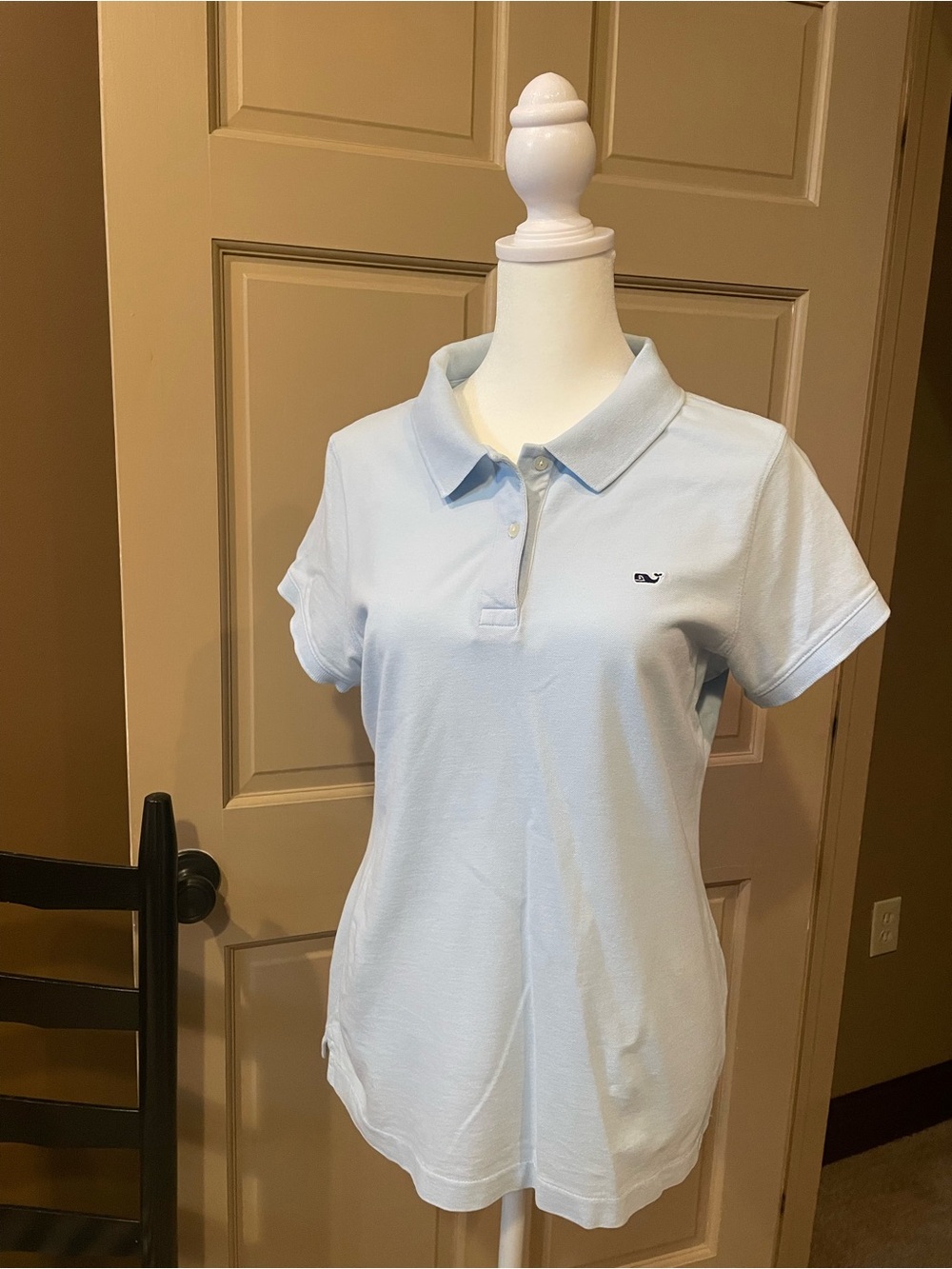 Vineyard Vines Women's Light Blue Polo Shirt